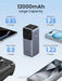UGREEN Nexode Power Bank 12000mAh 100W PD PPS Fast Charging 1 USB-C 1 USB-A Smart Display MacBook iPad iPhone 16 (35526B) Ugreen