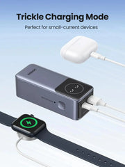 UGREEN Nexode Power Bank 12000mAh 100W PD PPS Fast Charging 1 USB-C 1 USB-A Smart Display MacBook iPad iPhone 16 (35526B) Ugreen