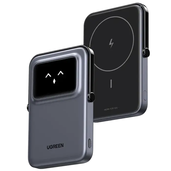 UGREEN Uno Magnetic Power Bank 5000mAh MagSafe Wireless Portable Charger USB C 20W iPhone 15 Pro Max 14 13 Black (35605B) Ugreen