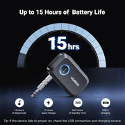 UGREEN CM596 90748 Bluetooth 5.3 AUX receiver up to 15 hours battery life