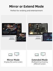 CABLETIME USB C To HDMI Cable 4K 60Hz, with length options 1m, 1.8m, 3m and 5m
