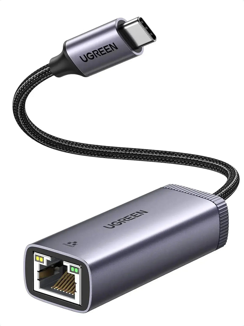 UGREEN USB C to Ethernet Adapter Gigabit 1000 Mbps LAN Network RJ45 Internet Nintendo Switch Laptop MacBook Surface (40322) Ugreen