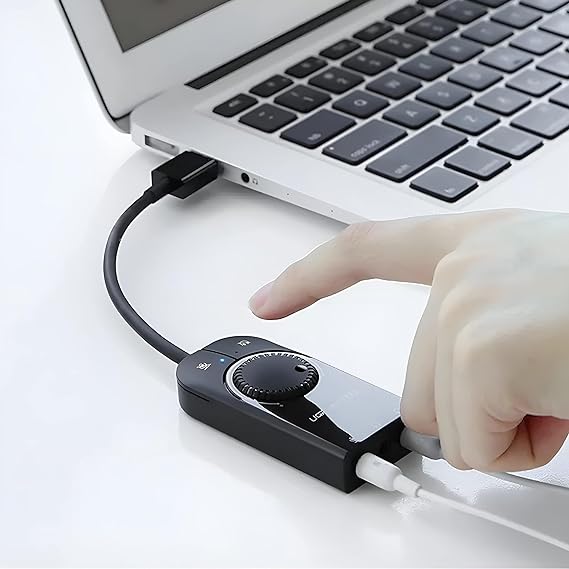 40964-UGREEN USB External Stereo Sound Adapter 15cm (Black)