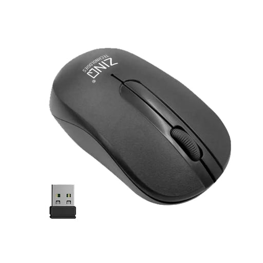 ZINQ Technologies 818W 2.4Ghz Wireless USB Mouse 1600DPI For Laptop & Desktop-Black(Open Box) ZINQ Technologies