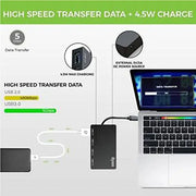 Dyazo 4-Port 2.0 & 3.0 USB Type C Data Hub/Type C to 4 USB-A Ports(Open Box) Dyazo