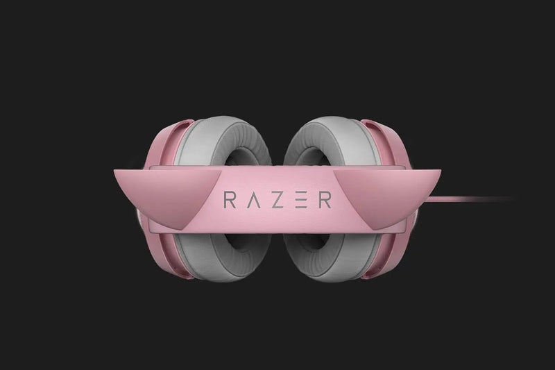 Razer RGB Kitty Ears Chroma USB Gaming Wired Over Ear Headset With Mic-(Open Box) Razer