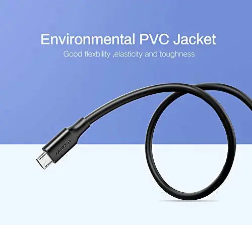 UGREEN 2M USB-A to Micro USB Cable USB 2.0 Data Sync Charging Cord Nickel Plated Android PS4 Controller Camera 60138 Ugreen