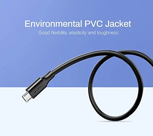 UGREEN 2M USB-A to Micro USB Cable USB 2.0 Data Sync Charging Cord Nickel Plated Android PS4 Controller Camera 60138