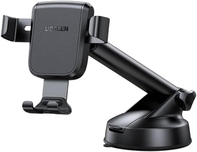 UGREEN LP200 60990B gravity suction cup car phone holder with telescopic arm 