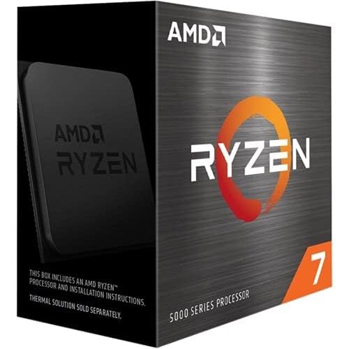 Amd Ryzen 7 5800X Processor Desktop Processor 8 cores 16 Threads 36 MB Cache 3.8 GHz Upto 4.7 GHz AM4 Socket 500 Series Chipset