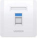 UGREEN Single Port Wall Plate Standard Keystone Faceplate RJ45 Cat6 Cat5e Ethernet HDMI Audio Video Jack Home Office (80180) Ugreen