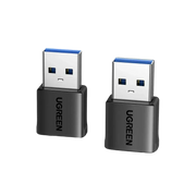 UGREEN 45275 10Gbps USB-A male to USB-C female adapter, black, 
