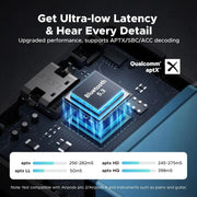 UGREEN Bluetooth 5.3 Transmitter Receiver aptX Low Latency 2-in-1 Wireless Audio Adapter TV Car Stereo Headphones (45492) Ugreen