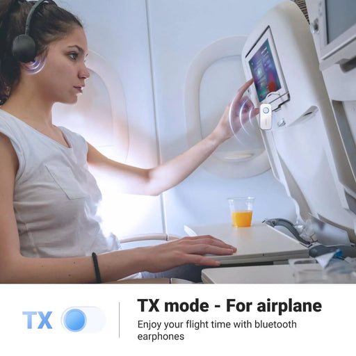 UGREEN CM872 45812 Bluetooth 5.4 transmitter receiver TX mode for aeroplane entertainment