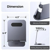 UGREEN Tablet Stand Holder Desk 360° Rotating Aluminum Adjustable Multi-Angle Home Office iPad Pro Air Mini 13 12.9 11 (45860) Ugreen