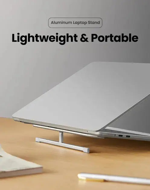 UGREEN Adjustable Clip-On Laptop Stand MacBook PC 11-17" Foldable Aluminum Holder Ergonomic Angle Space-Saving (45415) Ugreen