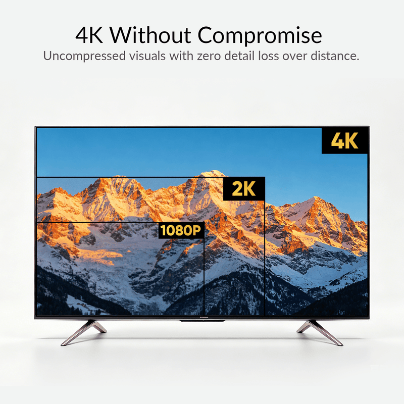 AV Access 4KEX150-KVM 4K HDMI KVM Extender – 150m over Cat, HDMI Loop-Out, USB 2.0, HDCP 2.3, PoC, IR & RS-232