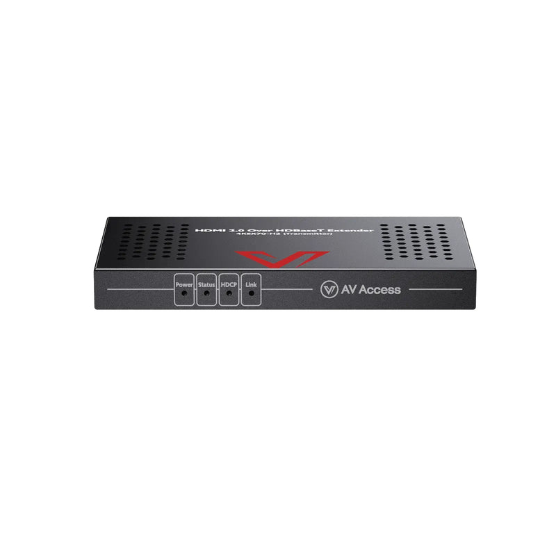 AV Access 4KEX70-H2 4K HDMI 2.0 HDBaseT Extender, Supports HDCP2.2, HDR10, 2-Way IR, PoE & RS232 TeckPot