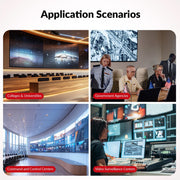 AV Access 4KIPJ200D KVM over IP Matrix Decoder – 4K@60Hz, Video Wall, Mouse Roaming, PoE+