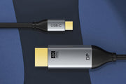 CABLETIME USB-C to DisplayPort premium connector construction