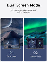 CABLETIME USB-C to HDMI Cable 4K 60Hz Right Angle for MacBook Pro