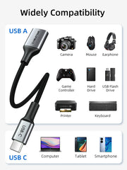 CABLETIME USB C Male to USB 3.0 Female Adapter Type C OTG Cable