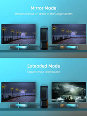 CABLETIME DisplayPort 1.4 mirror and extend mode