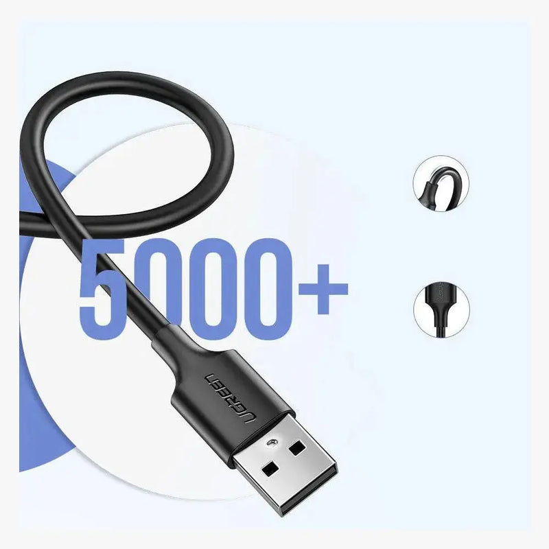 UGREEN 1.5M USB-A to Micro USB Cable USB 2.0 Data Sync Charging Cord Nickel Plated Android Phone PS4 Controller 60137 Ugreen