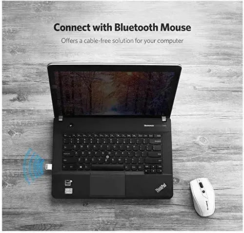UGREEN USB Bluetooth 4.0 Adapter Dongle Receiver PC Windows 10/8.1/8/7/XP Desktop Laptop Mouse Keyboard Headsets Speakers 30524 Ugreen