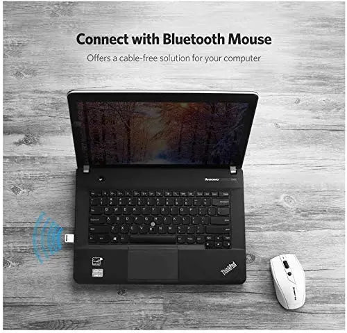 UGREEN USB Bluetooth 4.0 Adapter Dongle Receiver PC Windows 10/8.1/8/7/XP Desktop Laptop Mouse Keyboard Headsets Speakers 30524