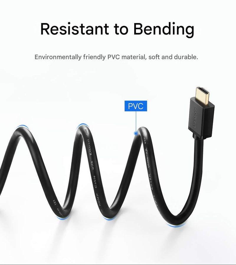 UGREEN 10109 5m HDMI 1.4 cable resistant to bending