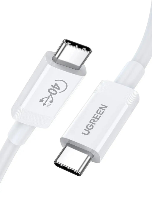 UGREEN USB 4.0 Cable 0.8M 100W USB C to USB C 40Gbps Data Transfer 8K Video PD Fast Charging MacBook iPad Dell XPS (40113) Ugreen
