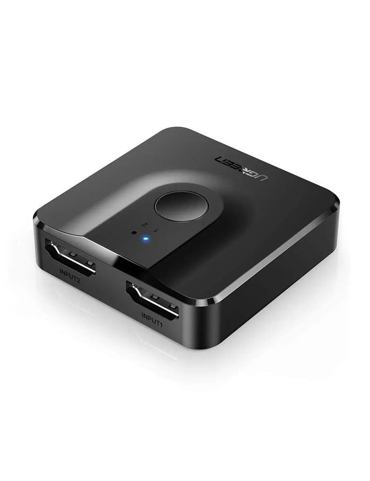UGREEN HDMI Switch 2 In 1 Out Bi-Directional HDMI Splitter 4K@60Hz Full HD 1080P 3D Compatible TV Monitor Projector Display 50966