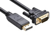 UGREEN 1.5M DisplayPort to VGA Cable DP Male to VGA Male Adapter 1080P HD Video Converter Monitor Projector PC 10247 Ugreen