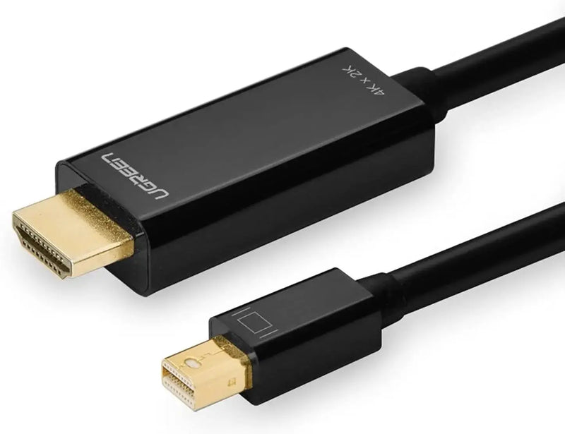 UGREEN Mini DisplayPort to HDMI Cable 1.5M Thunderbolt 2 4K 30Hz mDP HDMI Male MacBook Air Pro iMac Surface Monitor (20848) Ugreen