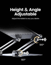 UGREEN Foldable Adjustable Aluminum Laptop Stand Portable Ergonomic Notebook Riser MacBook Dell HP Lenovo ASUS 15.6" (40291) Ugreen