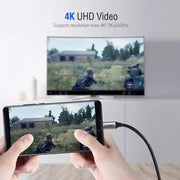 UGREEN USB Type C to HDMI Cable 1.5M Aluminum Shell Double Nylon Braided Thunderbolt 3, 4K@30Hz Male to Male (50570) Ugreen