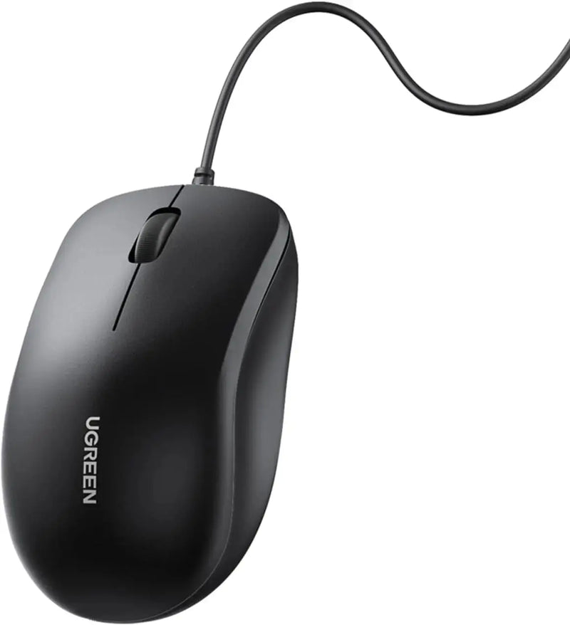GREEN USB Wired Optical Mouse 3 Button 1200DPI 1.5M Cable Computer Mouse Laptop Desktop PC Gaming Office Mouse 90789 Ugreen