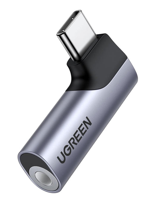 UGREEN 20194 right-angle USB-C to 3.5mm headphone adapter 