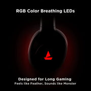 boAt Immortal Im1300 Gaming Bluetooth 2.4Ghz Wireless Over Ear Headphones With Mic-Black Sabre ( Open Box ) BOAT