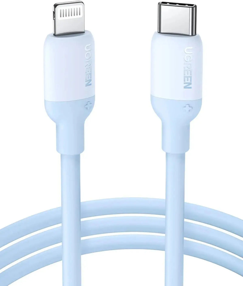 UGREEN 1M USB-C to Lightning Cable MFi Certified PD Fast Charging Data Sync iPhone 15 14 13 12 iPad AirPods 20313 Ugreen