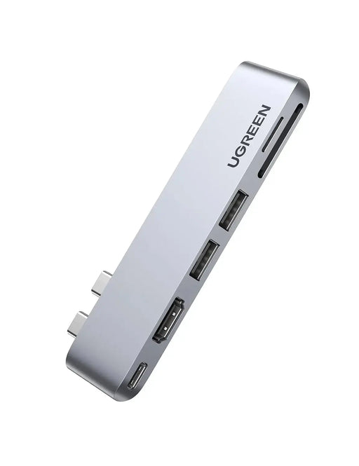 UGREEN 6-in-1 USB C Hub Adapter MacBook Pro Air M1 4K HDMI Thunderbolt 3 100W Power Delivery SD TF Card 2 USB 3.0 (80856) Ugreen