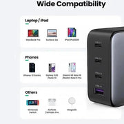 UGREEN Nexode 100W USB-C Charger 4-Port GaN II 3 USB-C 1 USB-A MacBook Pro iPhone 15 iPad Galaxy Steam Deck 15254 Ugreen