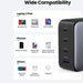 UGREEN Nexode 100W USB-C Charger 4-Port GaN II 3 USB-C 1 USB-A MacBook Pro iPhone 15 iPad Galaxy Steam Deck 15254 Ugreen