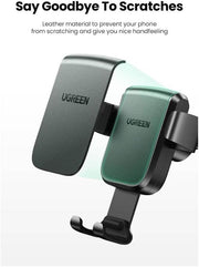 UGREEN LP200 60990B gravity suction cup car phone holder with telescopic arm say goodbye to scratches