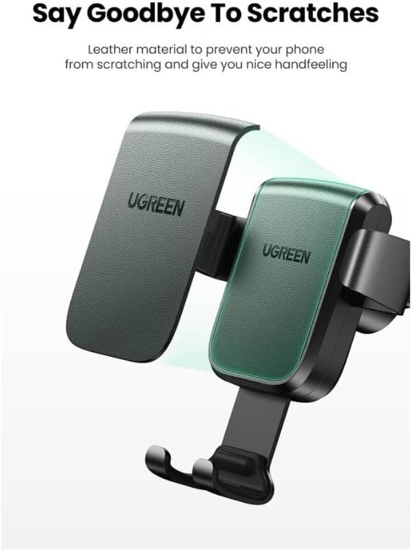 UGREEN LP200 60990B gravity suction cup car phone holder with telescopic arm say goodbye to scratches