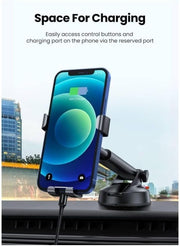 UGREEN LP200 60990B gravity suction cup car phone holder with telescopic arm space for charging