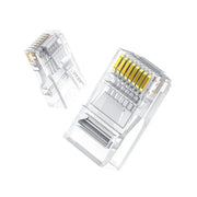 UGREEN Cat 6 U/UTP Unshielded Modular Plug LAN High Speed Gigabit Network Router Modem Smart TV PC Laptop 100 Pcs (60558) Ugreen