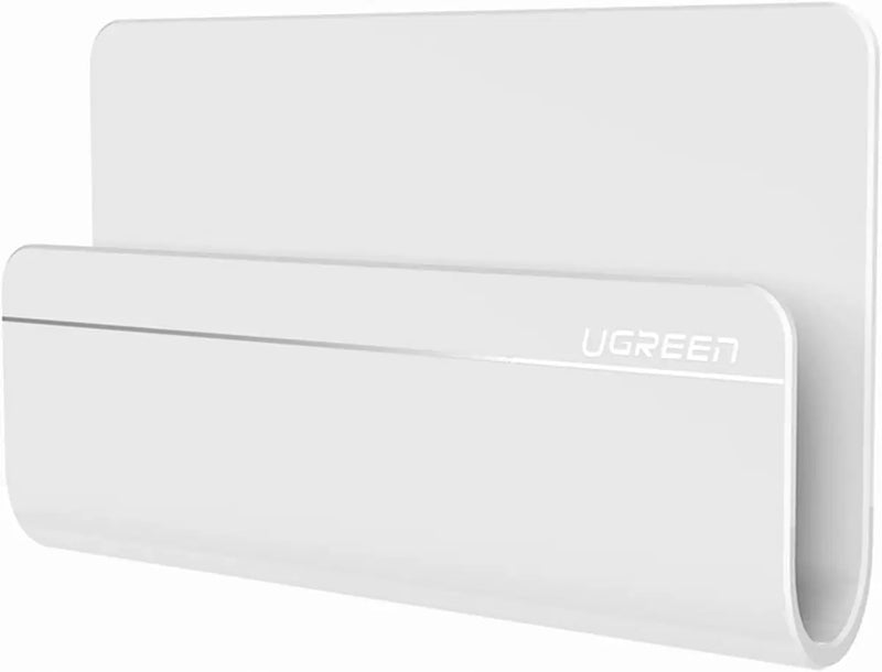 UGREEN Wall Mount Phone Holder – White | Adhesive Wall Charging Dock(30394) TeckPot