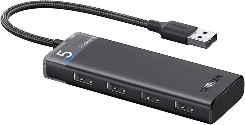 UGREEN 15548 4-port USB 3.2 hub, 5Gbps, with LED indicator